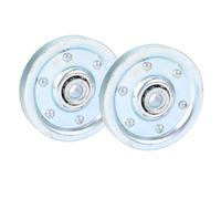 Yinhing 2 Pièces Poulie de Porte de Garage 3 Pouces 200LB Poulies de Roue Stationnaires de Porte de Garage pour Câbles de 5/32 Pouces de Diamètre et dans les Systèmes de Domestique