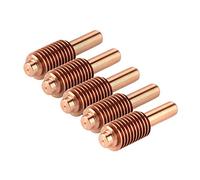 Yinhing 220037 Jeu d'électrodes de Coupe pour 5 Pièces Consommables de Remplacement en Cuivre pour la Coupe du Métal Compatible avec l'acier au Carbone, l'acier Inoxydable, 'aluminium et le Cuivre
