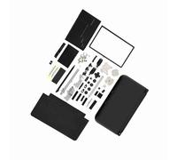 Yinhing 3DS XL Coque de Remplacement XL 3DSXL Boîtier Complet Couvercle Pièces de Réparation Kit de Remplacement Complet pour 3DS LL (BLACK)