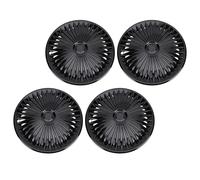 Yinhing 4PCS R14 Moyeux 14 Pouces En ABS Couvre Roues pour Jantes En | Convient aux roues en acier de 14 pouces compatibles avec le matériau ABS à clipser, la finition argentée protège les