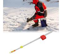 Yinhing 5 Pièces Canne à Pêche sur Glace d'hiver Pointe Supérieure Matériau ABS Léger Flexible pour Rivières Lacs et Pêche Accessoire de Matériel de Portable (100mm)