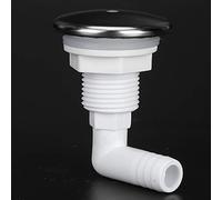 Yinhing 60 04 Buse pour Baignoire, Spa, Buse d'hydrothérapie avec Conception Amovible, Construction en Plastique en Acier Inoxydable, Convient aux Piscines, Sources Chaudes et Baignoires