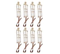 Yinhing 8 Paquets de Chaînes de Traction de Roue de Glissement de Chaîne de Neige de Pneu pour des Pneus de 165mm à 265mm Adhérence Améliorée pour des Voitures SUV et des Camions