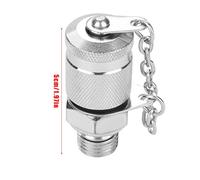 Yinhing Adaptateur de Couplage de Point de Test Hydraulique Haute Pression 63MPa/630BAR M16x2/UNF7/16, Outil Essentiel pour les Tests de Pression, Conception Hydraulique pour des Performances dans