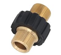 Yinhing Adaptateur de Nettoyeur Haute Pression, Connecteur de Tuyau 5000 PSI, Pièces de Rechange Haute Performance, Trou Intérieur Mâle M22 14 Mm vers Trou Intérieur Mâle M22 15 Mm pour Une (