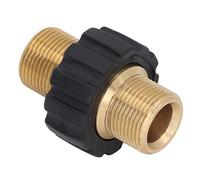 Yinhing Adaptateur de Nettoyeur Haute Pression, Connecteur de Tuyau 5000 PSI, Pièces de Rechange Haute Performance, Trou Intérieur Mâle M22 14 Mm vers Trou Intérieur Mâle M22 15 Mm pour Une (