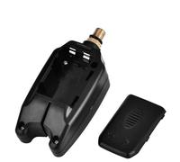 Yinhing Alarme de Morsure de Pêche à LED, Indicateur Sonore, Alerte de Frappe de Poisson Sensible avec Volume, Conception Légère pour Une Pêche Efficace, Charge Externe Compatible (Black)