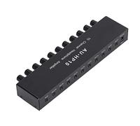 Yinhing Amplificateur de Casque 10 Canaux avec Entrée et 10 Sorties Répartiteur Stéréo avec Contrôle du Volume Indépendant pour Une Utilisation en Studio à Domicile et Distribution Sonore de Haute