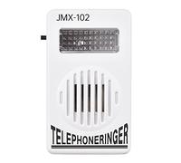 Yinhing Amplificateur de Téléphone 70Db avec Lumière Stroboscopique et Cloche Clignotante, Idéal pour Les Téléphones Fixes, Conception Murale avec Connecteur 6P2C, Dispositif d'assistance Auditive