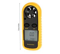 Yinhing Anémomètre Numérique Portable, Jauge de Vitesse du Vent avec Mesure et de la Température, Facile à Utiliser pour les Sports de Plein Air, les Tests CVC et les Prévisions Météorologiques