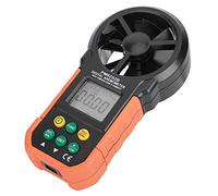 Yinhing Anémomètre Numérique Portatif PM6252B, Compteur de Vitesse du Vent pour une Mesure Précise de la Température et de l'humidité, Affichage LCD, Fonction de Téléchargement de Données USB