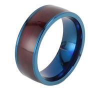 Yinhing Anneau NFC Intelligent, Anneau Intelligent Portable Multifonctionnel Léger, écran de DéVerrouillage, Applications de Verrouillage, Transfert en Smart Wear (Blue)