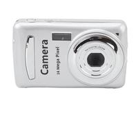 Yinhing Appareil Photo Numérique 16MP pour Enfants Caméscope Vlog 1080P FHD avec Zoom 16X Écran LCD 2,4 Pouces Compact Portable pour Adolescents Garçons Filles Cadeaux (Gris argenté)