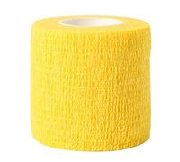 Yinhing Auto-adhésif Bande de Protection 5cm X 4,5m Blanc Bande Élastique | Enveloppement cohésif non pour le soutien des doigts de la cheville et du poignet, nail art, soins des blessures sportives,