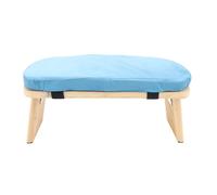 Yinhing Banc de Méditation en Bois Tabouret Ergonomique Amovible à Genoux avec Coussin Doux pour la Pratique Comprend Un Sac de Transport Pratique Design Bleu élégant pour des Séances de Méditation