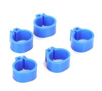 Yinhing Bandes de Jambe de Caille, Bandes de Jambe de Volaille avec 0,4 X 0,3 Pouces 200pcs 10 Mm Pigeons sans Anneau de de la de la de Volaille Clamp/Holder d'identité d'identification des (Blue)