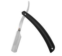 Yinhing Barber Straight Professional Tondeuse à Cheveux Pliante en Acier Inoxydable pour Barbiers et Coiffeurs Noir 6,3 à 9,7 Pouces 1 Pièce