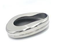 Yinhing Bassins de Lit en Acier Inoxydable avec un Design Ergonomique et des Bassins de Lit Portables Légers, Idéaux pour les Adultes et les Personnes âgées pour des Soins Confortables et Pratiques