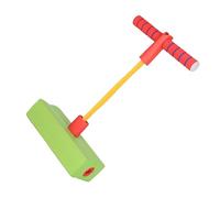 Yinhing Bâton Pogo en Mousse Bleue pour Enfants, Favorise la Croissance, Version d'exercice d'équilibre, Facile à Saisir, Jouet de Saut en Plein Air, Conception de Grenouille Amusante (Green)