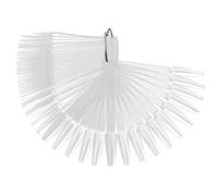 Yinhing Bâtonnets de Pratique du Nail Art, 50 Pièces, Panneau D'affichage de Carte de Couleur de Vernis à Ongles avec Anneau en Métal pour L'affichage en Salon, Pratique de la Conception