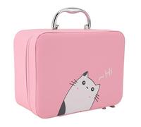 Yinhing Boîte de Rangement des Accessoires de Greffage pour Les Cils, Organisateur de Maquillage à Outils à Ongles de Grande capacité avec Poignée, Boîte de Stockage à Outils Cosmétique pour Le