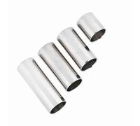 Yinhing Bottle Neck Slide Bottle Neck Guitar Slid 4pcs Tubes de Cylindre de Jeu de Glissières de Guitare en Acier Inoxydable pour Accessoire de Guitare Basse Électrique pour Un Son Amélioré pour Les