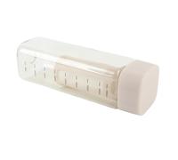 Yinhing Bouteille de Cafetière Portative à Froid, Blanc Crémeux, Machine à café glacé Transparente pour la Maison, l'école et le Bureau, Design Facile élégant pour les Amateurs de café infusé Froid