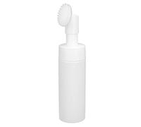 Yinhing Bouteille Moussante Nettoyante pour le Visage avec Brosse en Silicone Bouteille de Mousse Vide Rechargeable pour un Nettoyage en Profondeur et une Exfoliation Douce en (200ML)