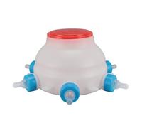Yinhing Bouteilles de Lait de Mangeoire pour Agneaux Seau d'alimentation pour Agneau en Plastique PC Rond Solution d'alimentation Facile pour les Moutons pour Porcelets et Jeunes Animaux à Usage