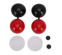 Yinhing Bouton de Démarrage de Voiture Joystick 41 Mm de Diamètre de Base Couvercle de Bouton de Démarrage du Moteur ABS avec Connecteur de 12 Mm pour la Protection de L'allumage (rouge)