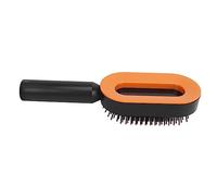 Yinhing Brosse à Cheveux à Palette, Brosse Démêlante avec Dents de Sac Gaz Dissimulées pour le Massage du Cuir Chevelu et le Séchage par Soufflage, Conception Incurvée, Base Debout,