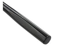 Yinhing Brosse à Cheveux Ronde en Rouleau, Peigne Professionnel, Dents Flexibles, Ondulées, Bou s, Outil de Soins pour Salon, Usage Domestique, Bois, Nylon, Noir, 24cm, 1 Pièce
