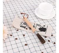 Yinhing Brosse à Poudre pour Moulin à café avec Manche en Bois, Accessoires Essentiels pour Machines à café pour un Nettoyage Rapide et Facile du Marc de