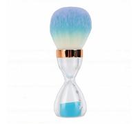 Yinhing Brosse à Poussière pour Nail Art, Brosse à épousseter pour Manucure, Fibre Ultra Douce, dégradé de Couleur Doux, Base en Forme de Sablier pour le Dépoussiérage des Ongles et (PINK)