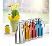 Yinhing Cafetière en Acier Inoxydable, Pichet Thermique à Double Paroi de Haute qualité, Bouteille Chaude capacité de 0,5 L pour le café, le thé et Plus Encore (2L)