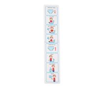Yinhing Calendrier Visuel D'apprentissage de la propreté Tableau D'entraînement aux Toilettes en Plastique PVC pour Enfants Atteints de TDAH et D'autisme Tableau de Routine Auto-adhésif