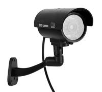 Yinhing Caméra Factice Flash LED avec Autonomie de Batterie de 3 à 6 Mois, Fausse sécurité, Vidéosurveillance, Surveillance du Vol, pour la Maison et l'entreprise