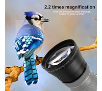 Yinhing Camera TeleConverter Lens, DSLR Cameras Accessory TeleConverter Lens 67mm 2.2X Téléconvertor DSLR Accessory