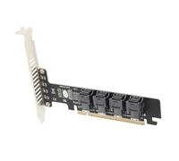 Yinhing Carte d'extension PCIe X16 vers 4 Ports U.2 NVME Adaptateur PCIe 4.0 avec Indicateur LED Fonction de Division Haute Vitesse pour Un Usage Professionnel de Jeu