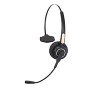 Yinhing Casque USB Casque de Service Client à Suppression de Bruit à Oreille Unique avec Microphone Flexible et Coussin d'oreille Confortable pour Une qualité d'appel Claire et Améliorée