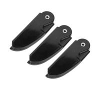 Yinhing Cet Ensemble de 3 Peignes de Poche Pliants pour Hommes Présente un Design à Dents Fines et une Taille Compacte Portable, Ce Qui en Fait un Outil de Coiffure et de Toilettage