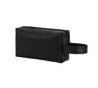 Yinhing Cette Trousse de Maquillage en Cuir PU Présente Une Conception de Grande capacité avec Une Fermeture à Glissière Lisse, Offrant Une Solution de Toilette de Voyage Portable et (Grand (Noir))