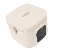 Yinhing Chauffe-boîte à Déjeuner électrique 500 Ml, Rechargeable, Portable, avec Contrôle de la Température, en Acier Inoxydable 304, Idéal pour les Repas de Travail et de Voyage