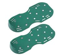 Yinhing Chaussures de Scarificateur de Pelouse Manuelles, Chaussures à Pointes d'herbe de qualité Supérieure pour Aérer Les Pelouses avec Sangle à Boucle en Métal, Outil de Jardinage pour Un (Green)