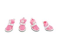 Yinhing Chaussures d'été Antidérapantes en pour Chien, Bottes Légères et Respirantes pour Chiots, Chaussures Bleues à la Mode pour Bichon Teddy et Petites Races de Chiens pour Les Aventures