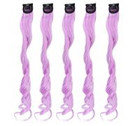 Yinhing Clamp/Holder dans les Extensions de Cheveux, l'extension de Cheveux met en évidence la Postipie pour les Femmes pour les Filles 5pcs 21,7 Pouces Longues Couleurs Bouclées en Morceaux de