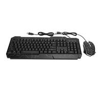 Yinhing Clavier Mécanique Filaire et Ensemble avec éclairage de Personnage fissuré pour Accessoires de Jeu - Conception Rétroéclairée RVB Améliorée Confort Ergonomique Idéal pour Les Joueurs et Les