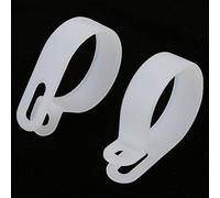 Yinhing Clips de Fixation en Plastique et Nylon P, 200 Pièces, Clips de Conduit de Câbles de Haute qualité, Tailles Assorties, Couleurs et pour la Fixation de Tubes de Câbles (WHITE)