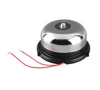 Yinhing Cloche électrique Intérieure en Acier Inoxydable UC4, 100MM, Type de Gâche sans étincelle, 10W pour la Signalisation, Adaptée aux Usines, écoles, Chemins de Fer