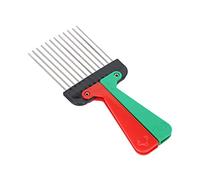 Yinhing Coiffures de Cheveux pour Cheveux Bouclés, Brosse à Cheveux Bou Coiffeur Détecter Accessoire d'outil de Coiffage de Cheveux avec des Dents de Dents en Métal Pick Salon Pick Peigne pour